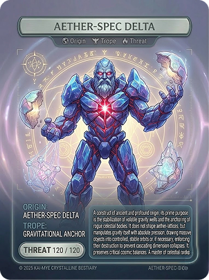 Aether-Spec Delta creature card