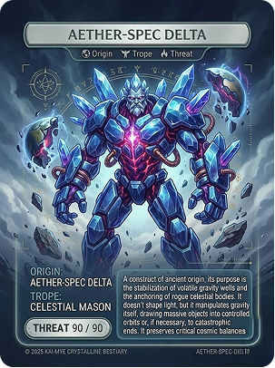 Aether-Spec Delta creature card