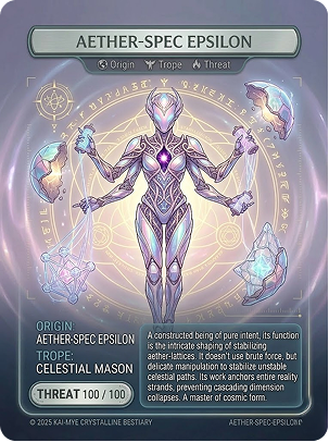 Aether-Spec Epsilon creature card